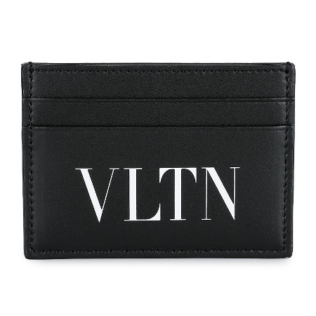 23 S/S 발렌티노 VLTN 로고 카드 지갑(블랙) 2Y2P0T83LVN 0NI