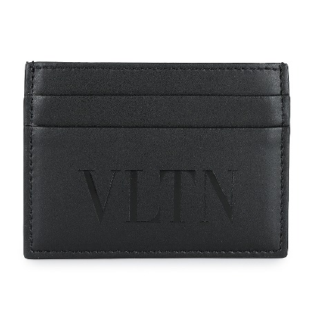 23 S/S 발렌티노 VLTN 블랙 로고 카드 지갑(블랙) 2Y2P0448VNA 0NO