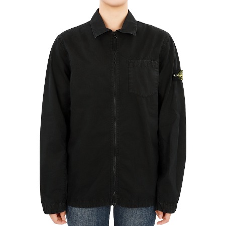23 F/W 스톤 키즈 와펜 패치 집업 셔츠 자켓(블랙) 791610102 V0129 14A (성인착용가능)