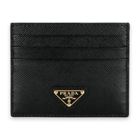 24 S/S 프라다 여성 삼각로고 사피아노 카드 지갑(블랙) 1MC025 QHH F0002